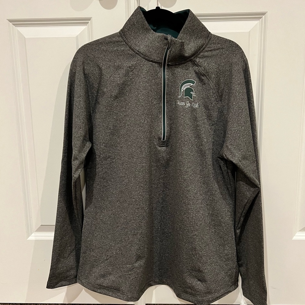 Top of the World Half Zip Pullover Michigan State Spartans